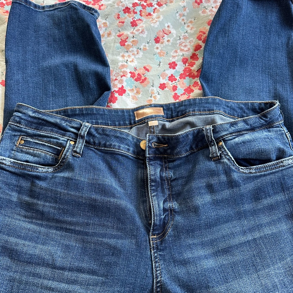 Kut from the Kloth Dark Blue Straight Leg Jeans